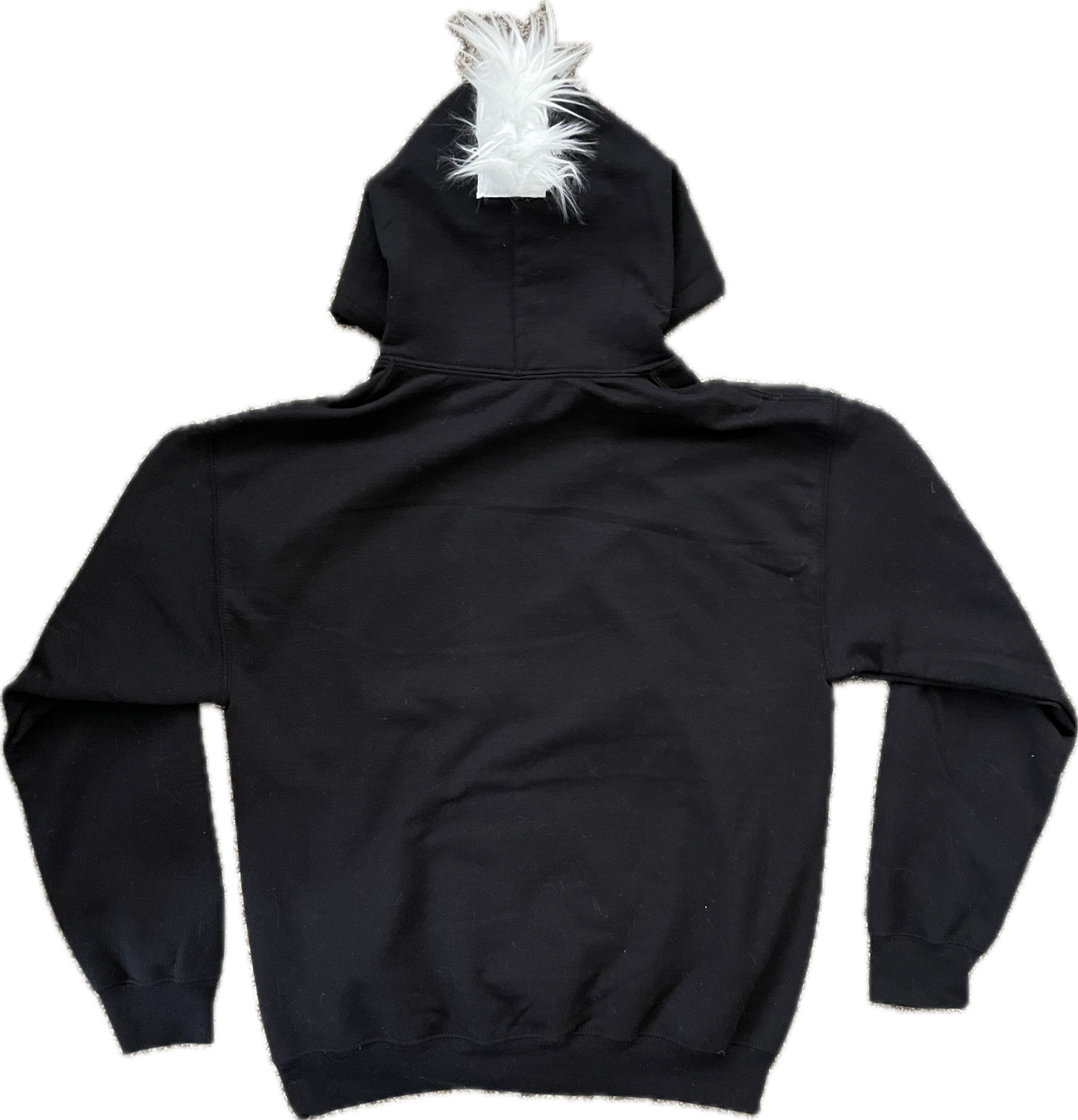MOHAWK FUR HOODIE (WHITE)