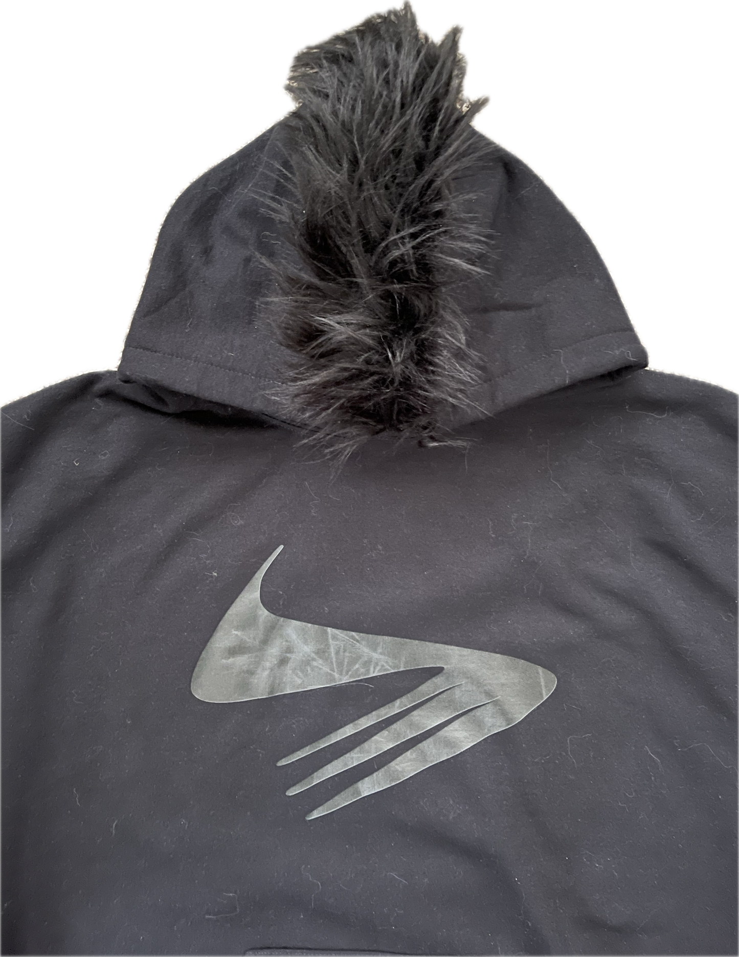 MOHAWK FUR HOODIE (BLACK)