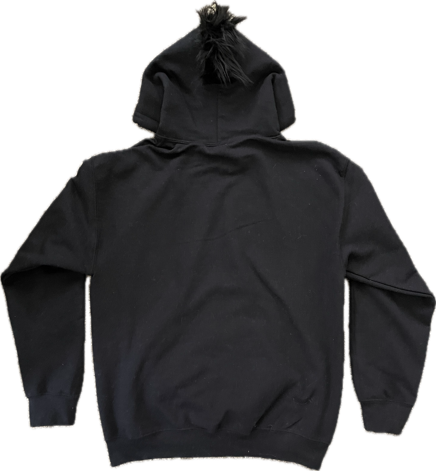 MOHAWK FUR HOODIE (BLACK)