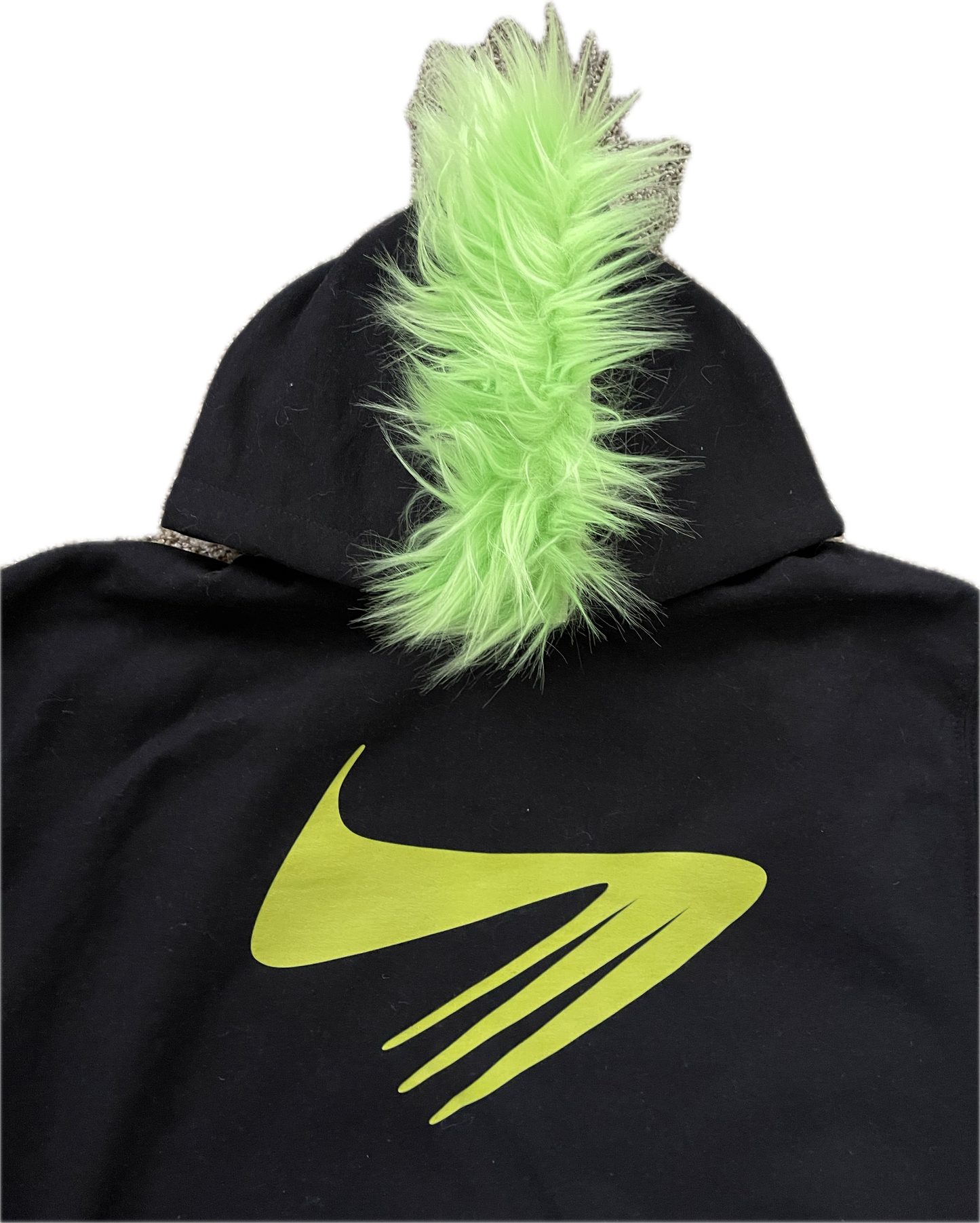 MOHAWK FUR HOODIE (GREEN)